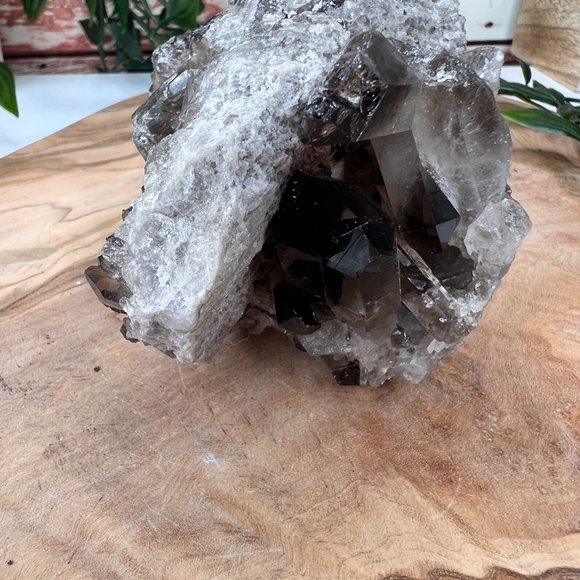 1 lb Double Sided Raw Smoky Quartz Crystal Cluster - A+ Collector Quality - Picture 8 of 13